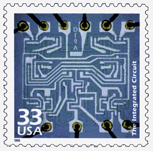 #3188j - 1999 33c Celebrate the Century - 1960s: The Integrated Circuit