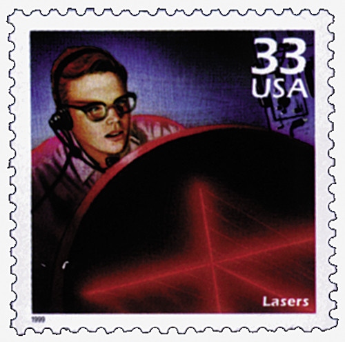 #3188k
1999 33c Celebrate the Century - 1960s: Lasers