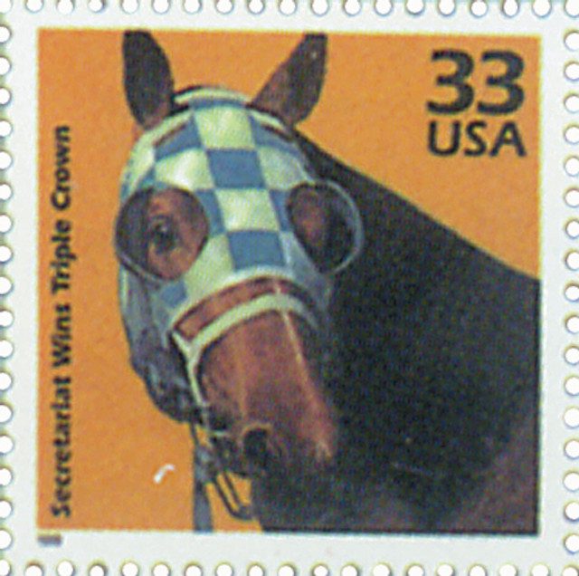 #3189g - 1999 33c Celebrate the Century,1970s: Secretariat Wind Triple Crown