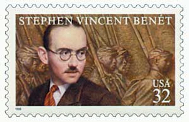 #3221 - 1998 32c Literary Arts: Stephen Vincent Benet