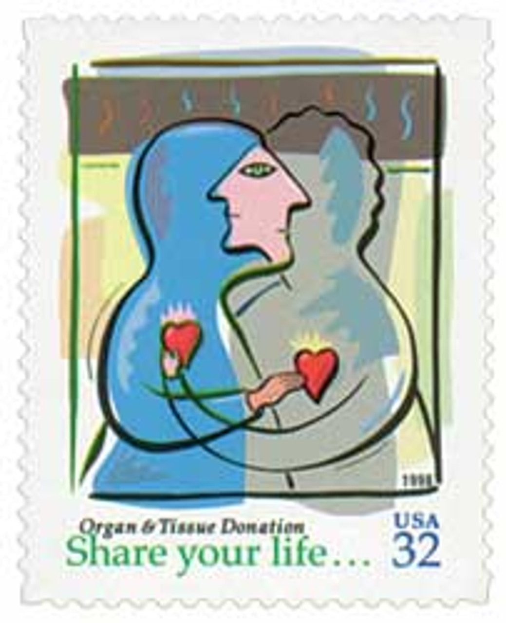 # 3227 - 1998 32c Organ and Tissue Donation