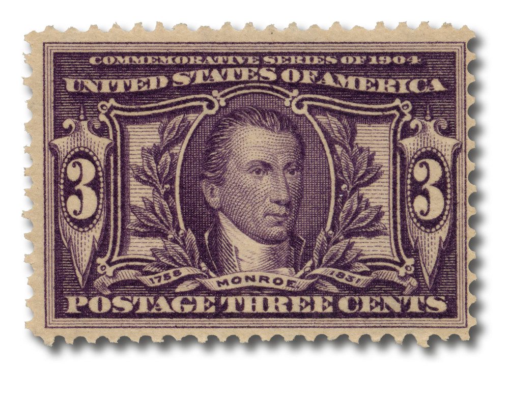 #325
1904 3c James Monroe, Violet