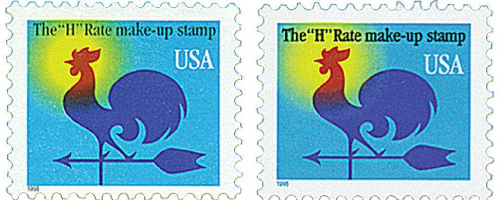 # 3257-58 - 1998 1c Weather Vane, set of 2 stamps