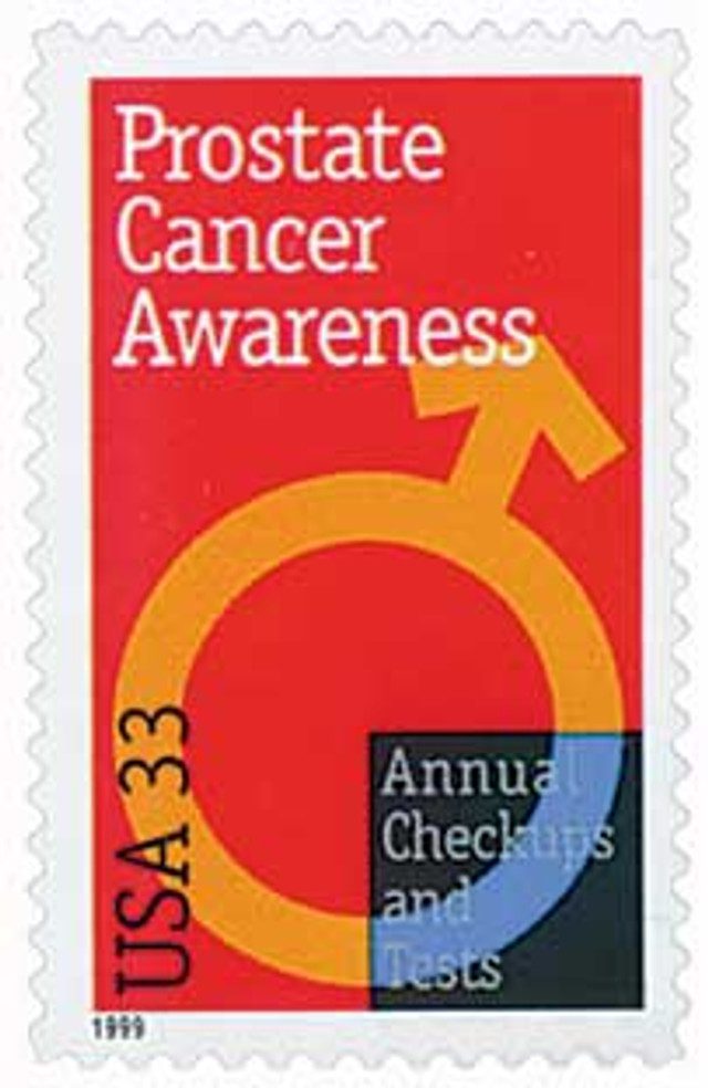 #3315 - 1999 33c Prostate Cancer Awareness