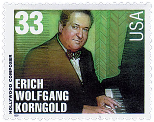 #3344 - 1999 33c Hollywood Composers: Erich Korngold