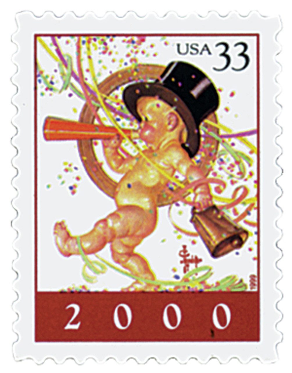 # 3369 - 1999 33c New Year's Baby, Year 2000