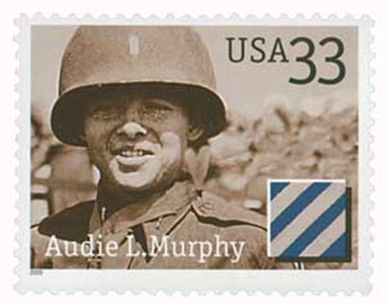 # 3396 - 2000 33c Distinguished Soldiers: Audie L. Murphy