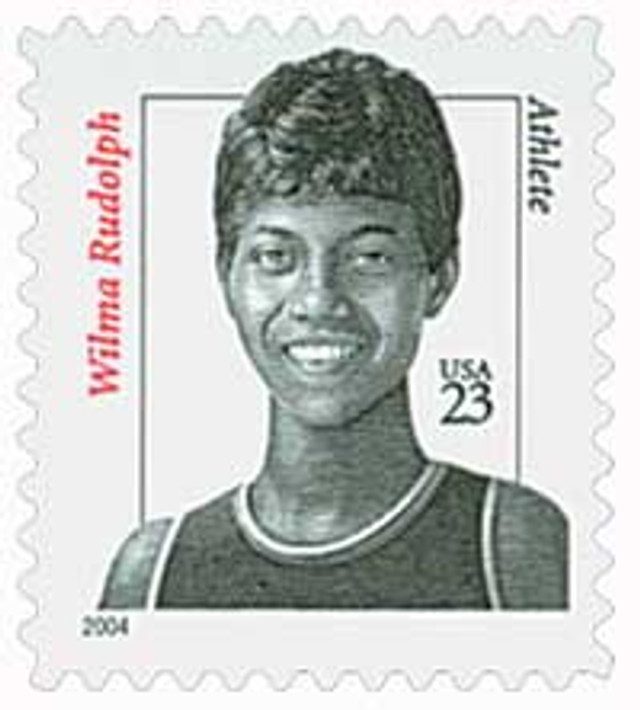 #3422 - 2004 23c Distinguished Americans: Wilma Rudolph