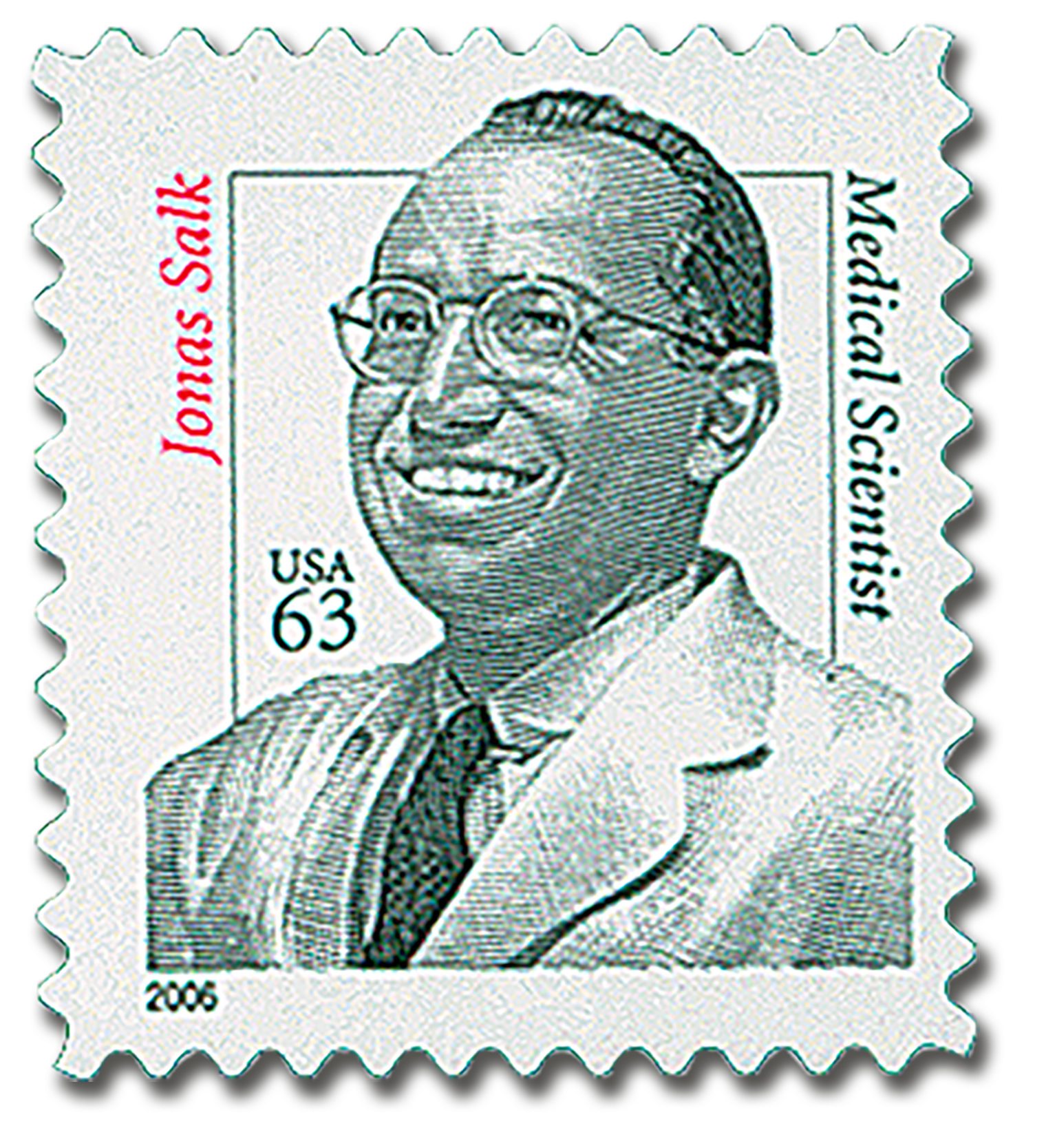 #3428 2006 63c Distinguished Americans: Dr. Jonas Salk