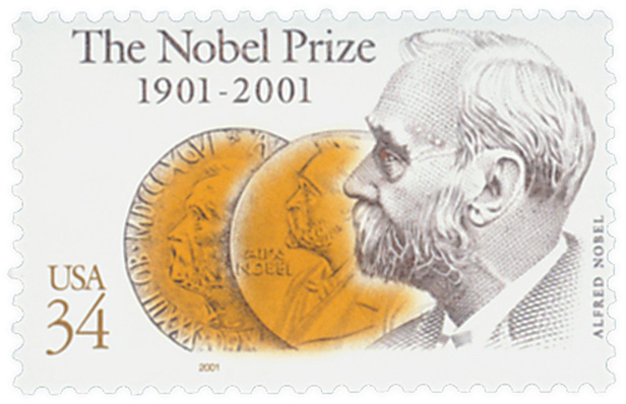 2001 34¢ The Nobel Prize