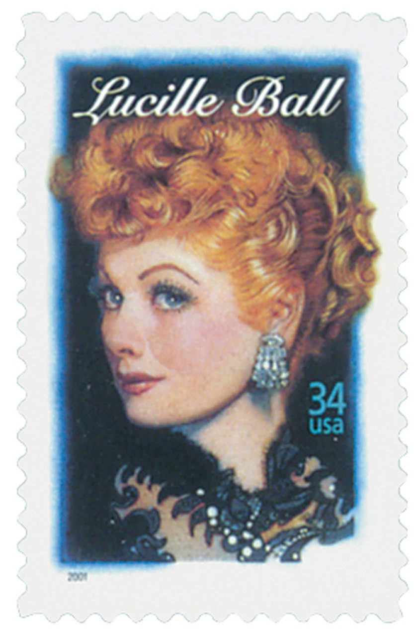 #3523 - 2001 34c Legends of Hollywood: Lucille Ball