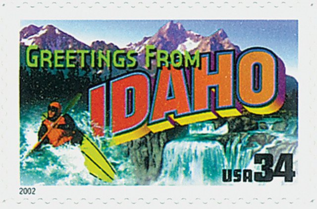#3572 - 2002 34c Greetings From America: Idaho