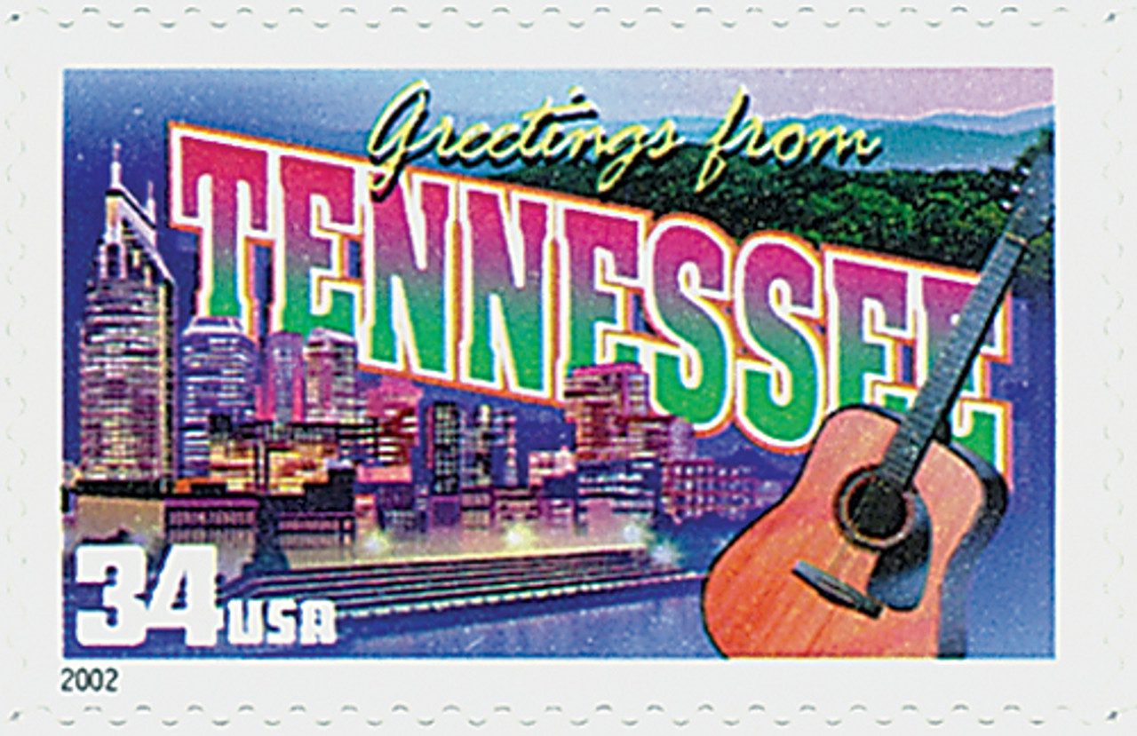 2002 34¢ Greetings From America: Tennessee