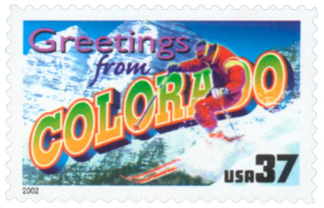 #3701 - 2002 37c Greetings from America: Colorado