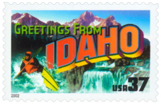 #3707 - 2002 37c Greetings from America: Idaho