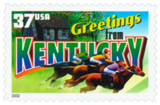 #3712 - 2002 37c Greetings from America: Kentucky