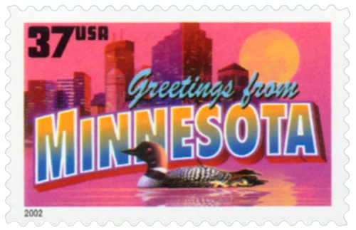 #3718
2002 37c Greetings from America: Minnesota