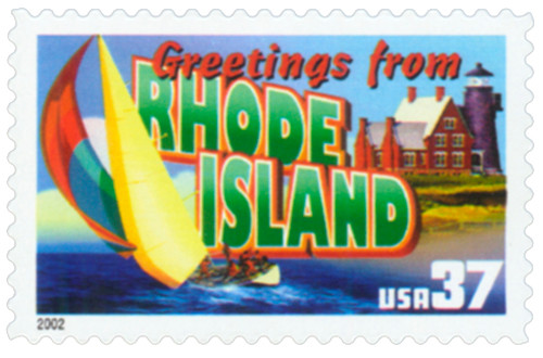 #3734
2002 37c Greetings from America: Rhode Island