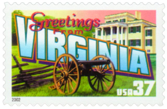 #3741 - 2002 37c Greetings from America: Virginia
