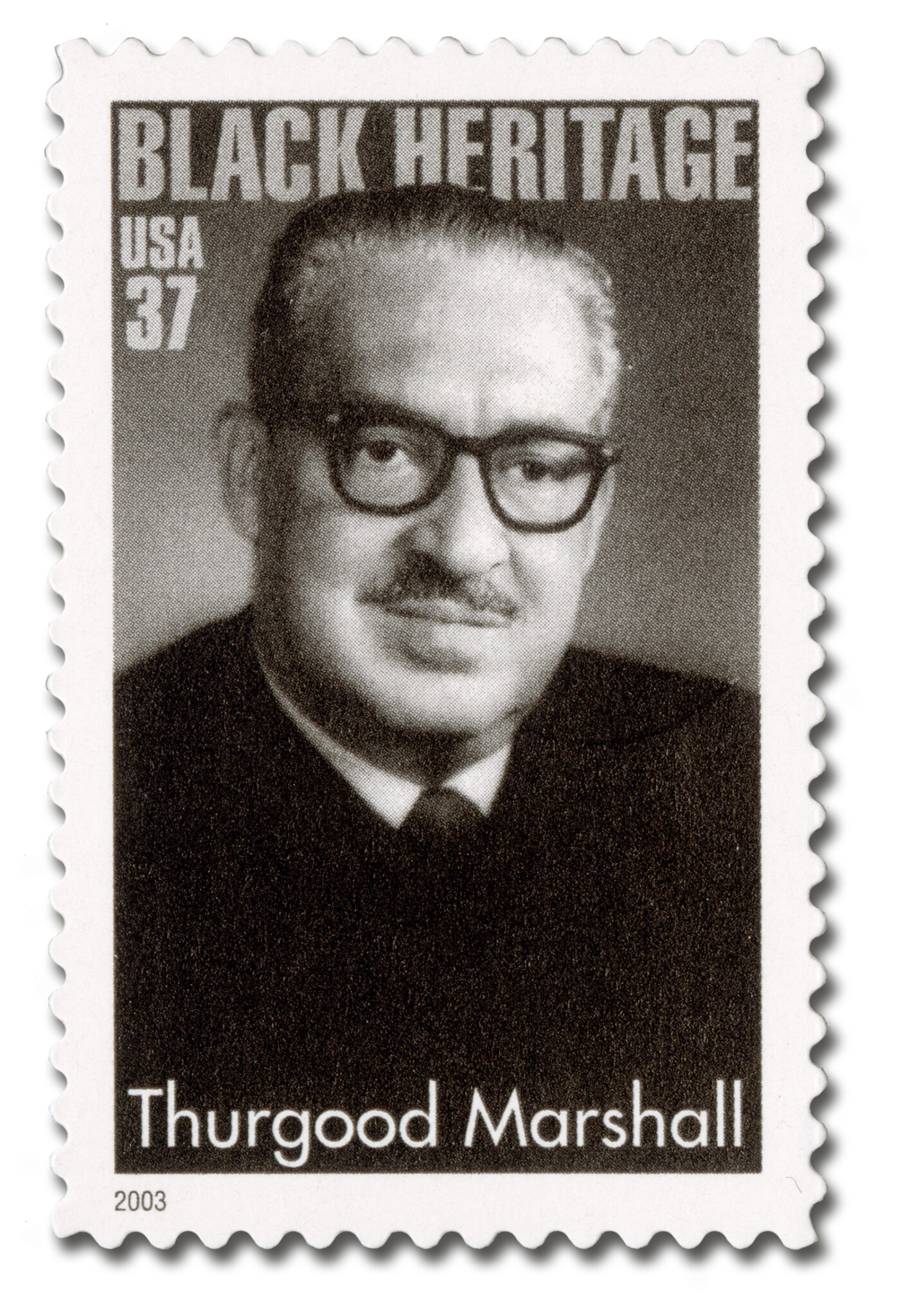 #3746 2003 37c Black Heritage: Thurgood Marshall