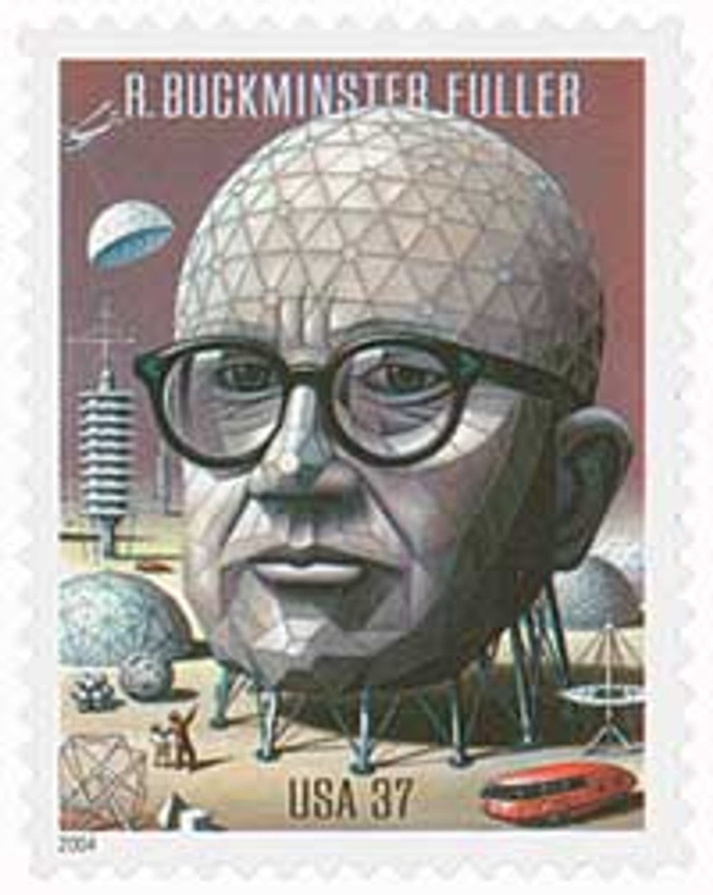 # 3870 - 2004 37c R. Buckminster Fuller
