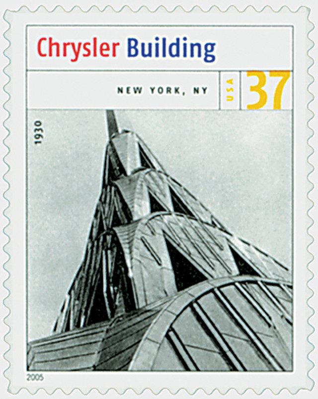 #3910b - 2005 37c Modern American Architecture: Chrysler Building