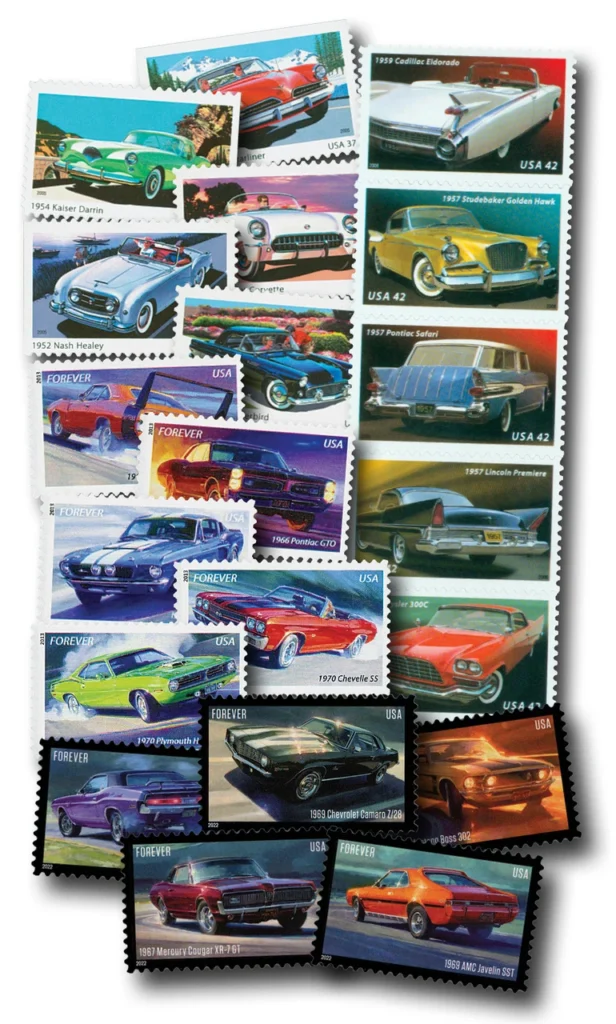 #3931/5719
2005-22 America on the Move, Set of 20 stamps