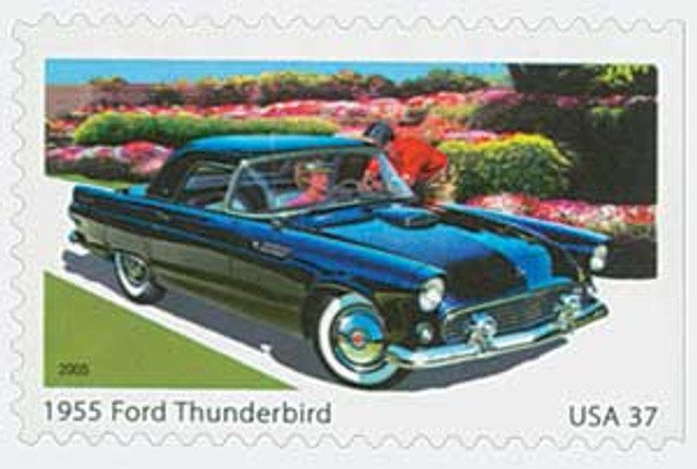 #3935 - 2005 37c Sporty Cars: 1955 Thunderbird