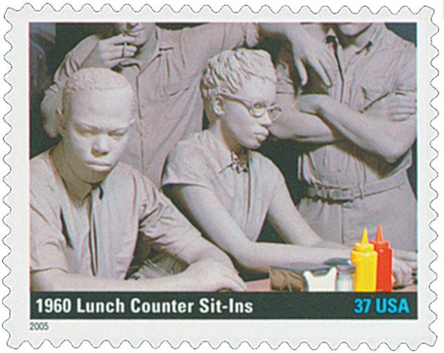 #3937c - 2005 37c To Form a More Perfect Union: Lunch Counter Sit-Ins