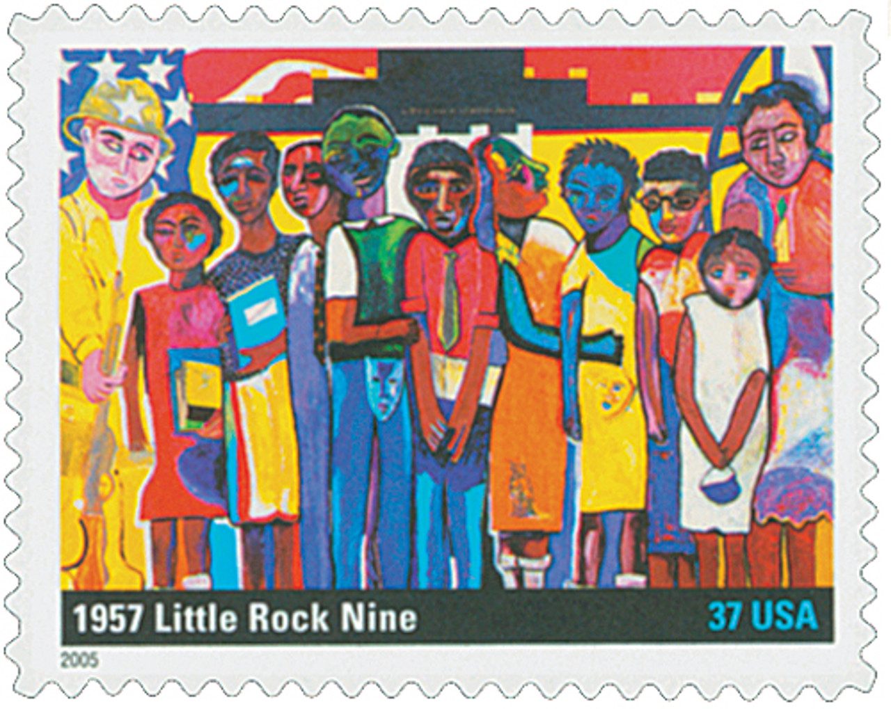 2005 37c To Form a More Perfect Union: Little Rock Nine