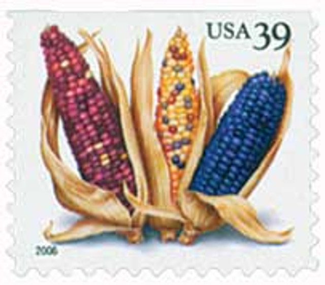 #4014 - 2006 39c Crops of America: Corn, vending booklet single
