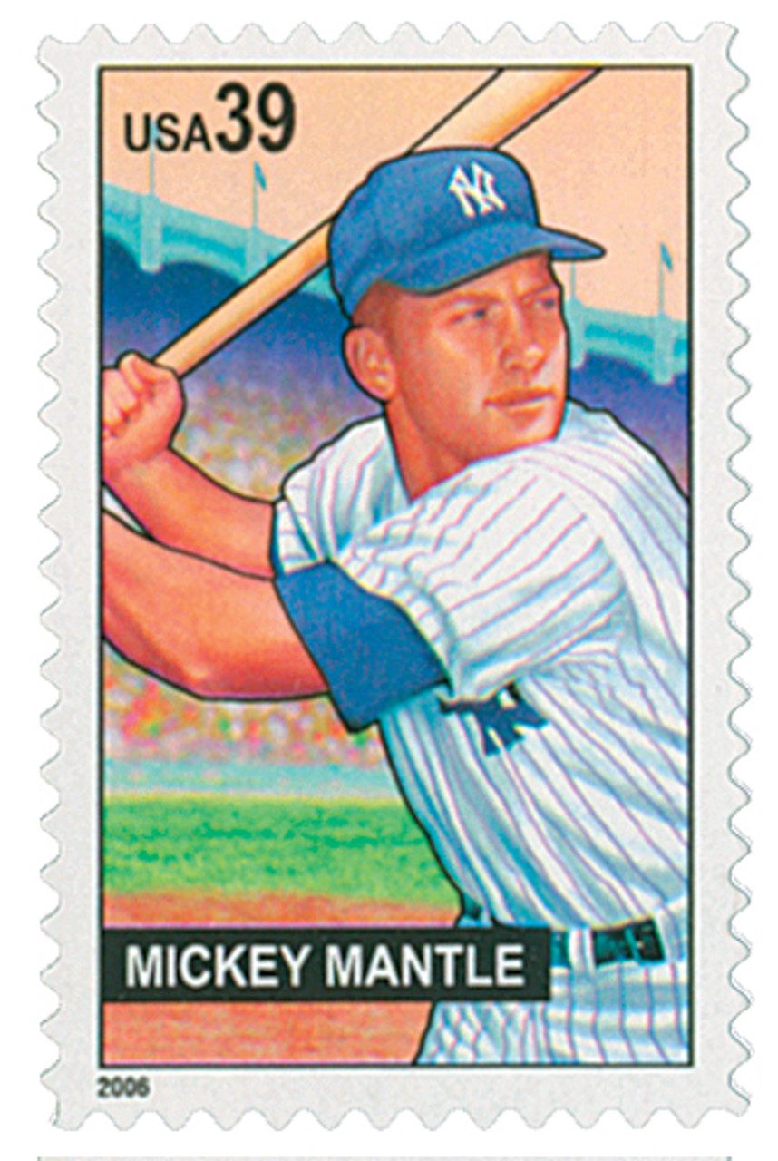 # 4083 - 2006 39c Baseball Sluggers: Mickey Mantle