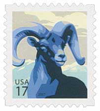 #4138
2007 17c Bighorn Sheep