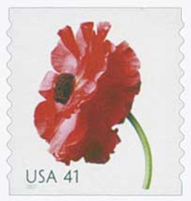 #4173
2007 41c Beautiful Blooms: Poppy, coil