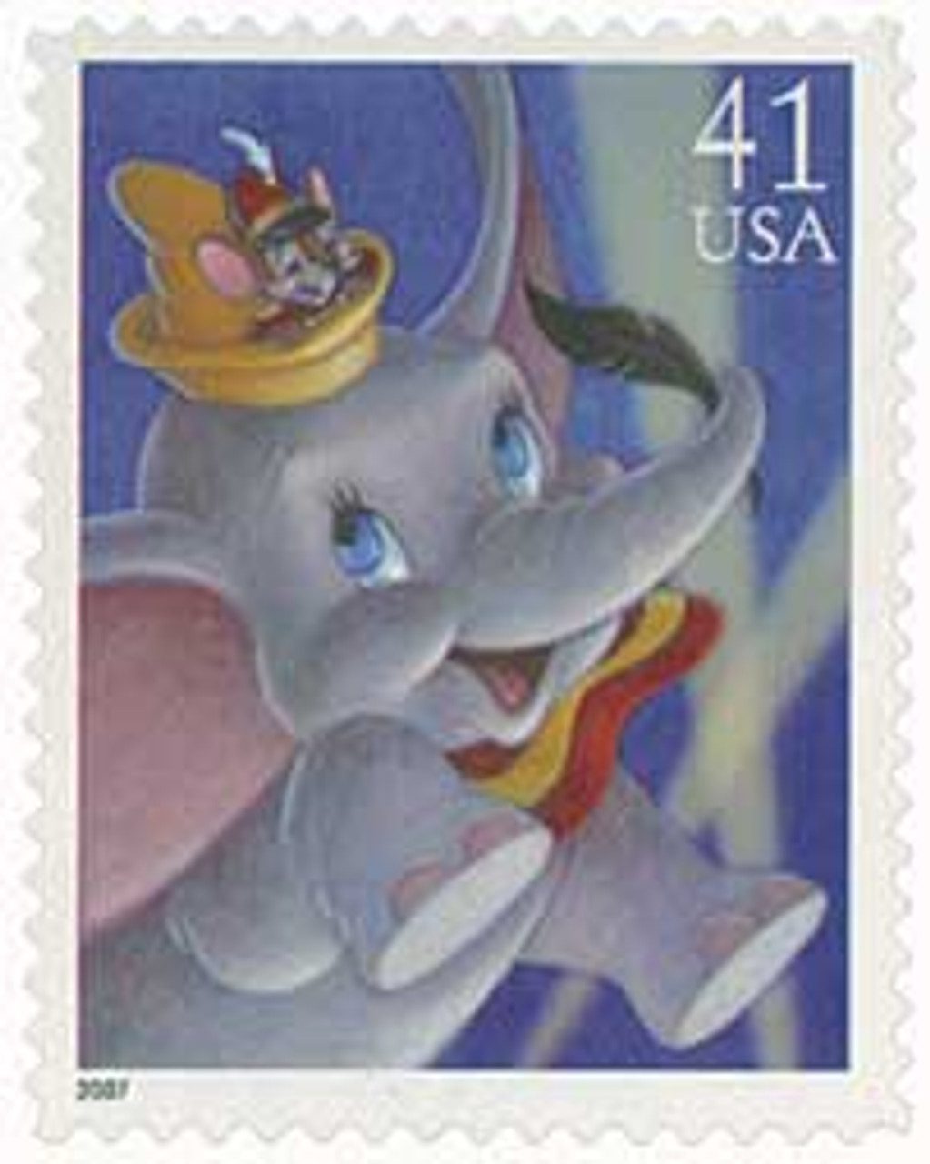 # 4194 - 2007 41c The Art of Disney, Magic: Dumbo and Timothy Mouse