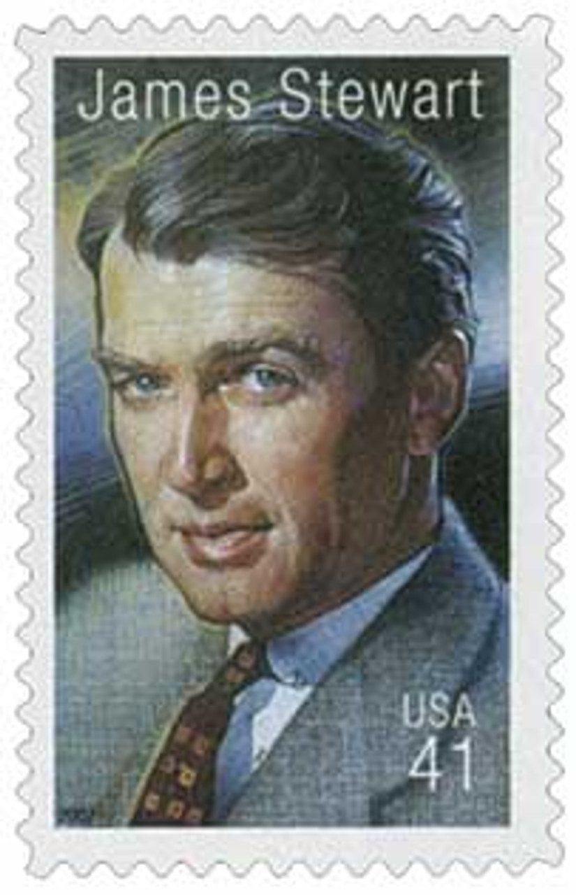 #4197 - 2007 41c Legends of Hollywood: James Stewart