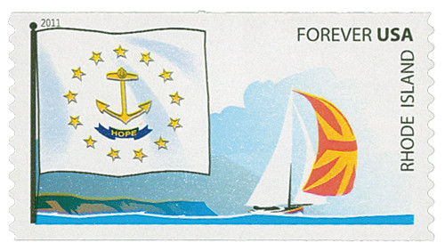 #4319
2011 First-Class Forever Stamp - Flags of Our Nation: Rhode Island