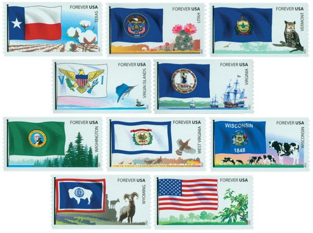 #4323-32 - 2012 First-Class Forever Stamp - Flags of Our Nation: 6th Set