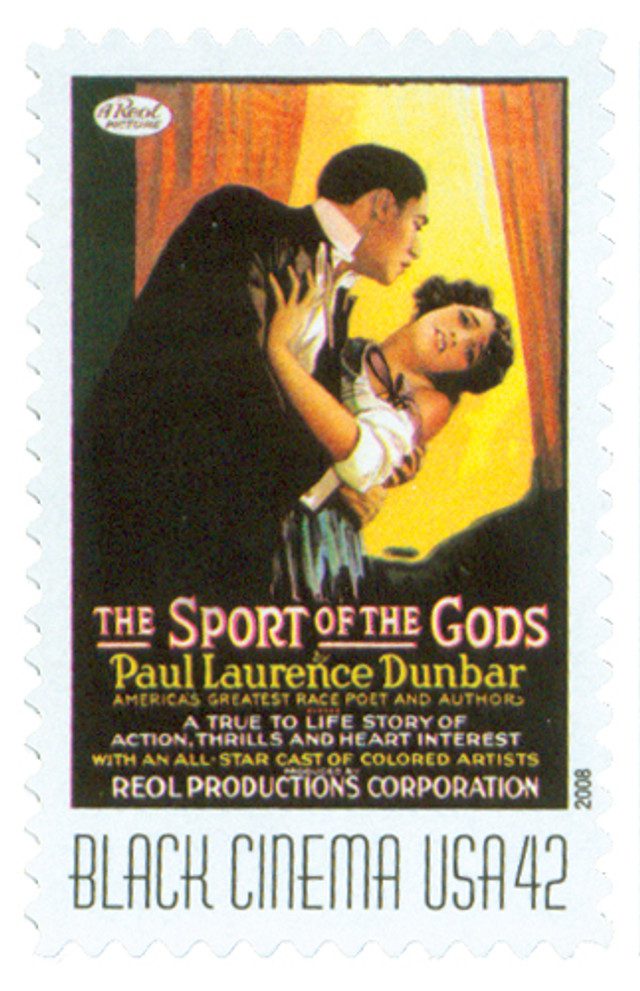 #4337 - 2008 42c Vintage Black Cinema: The Sport of the Gods