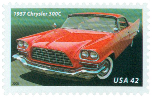 #4357 - 2008 42c Fins and Chrome: 1957 Chrysler 300C