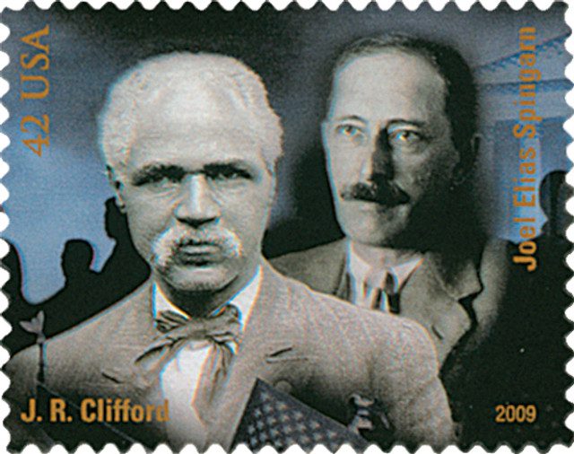 #4384b - 2009 42c Civil Rights Pioneers: J.R. Clifford and Joel Elias Spingarn