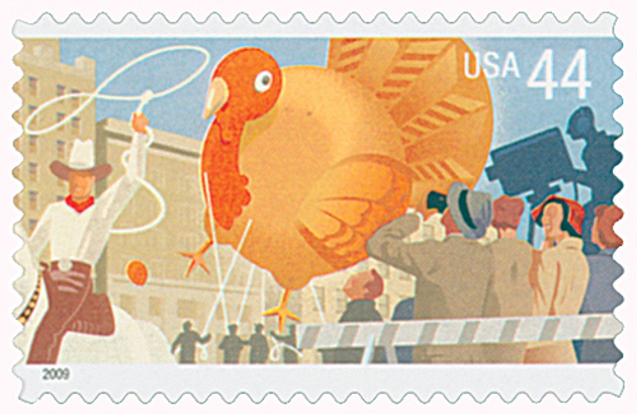 # 4420 - 2009 44c Thanksgiving Day Parade: Turkey Balloon