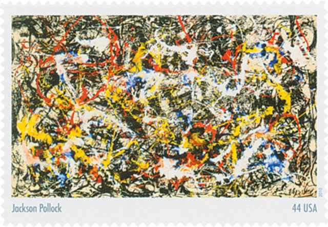 #4444d - 2010 44c Abstract Expressionist: Jackson Pollock