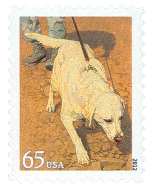 #4606
2012 65c Dogs at Work: Security Dog