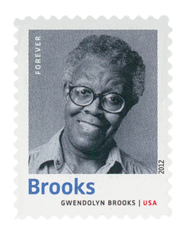 #4655 - 2012 First-Class Forever Stamp,20th Century American Poets: Gwendolyn Brooks