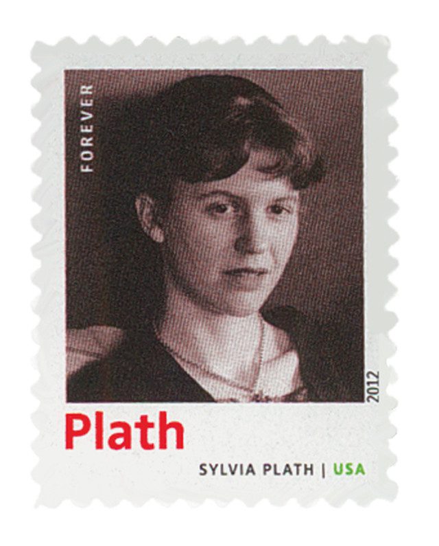#4658 - 2012 First-Class Forever Stamp,20th Century American Poets: Sylvia Plath