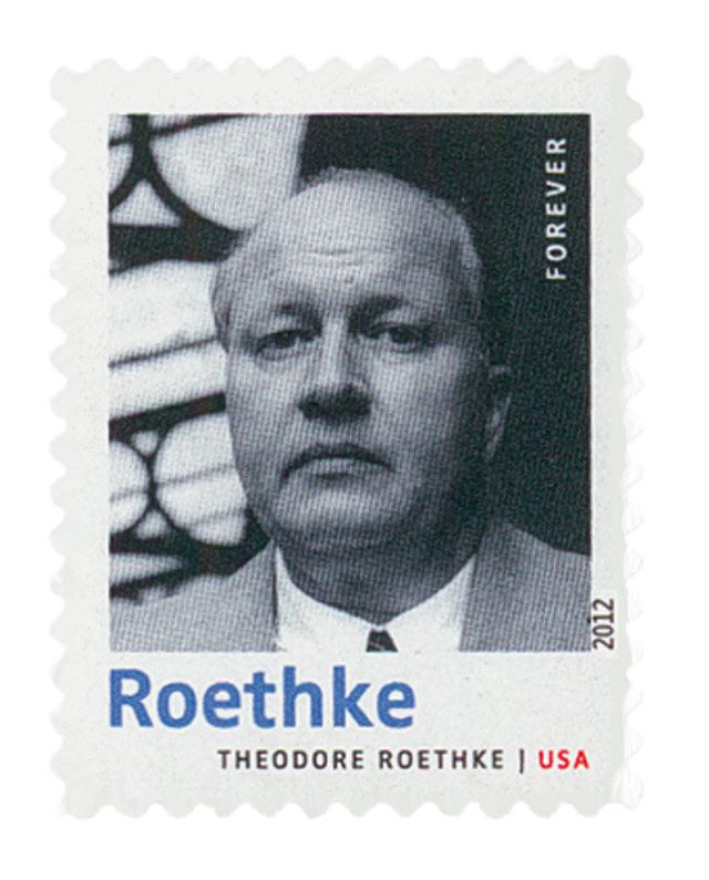 #4663 - 2012 First-Class Forever Stamp,20th Century American Poets: Theodore Roethke