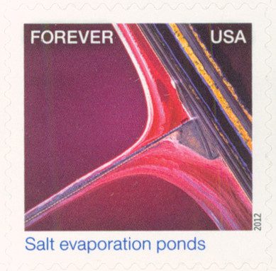 #4710f
2012 First-Class Forever Stamp - Earthscapes: Salt Evaporation Ponds