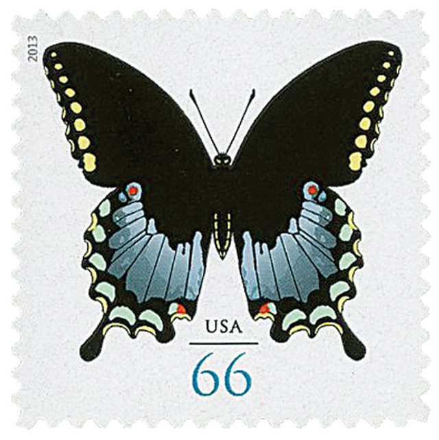 #4736 - 2013 66c Spicebush Swallowtail Butterfly