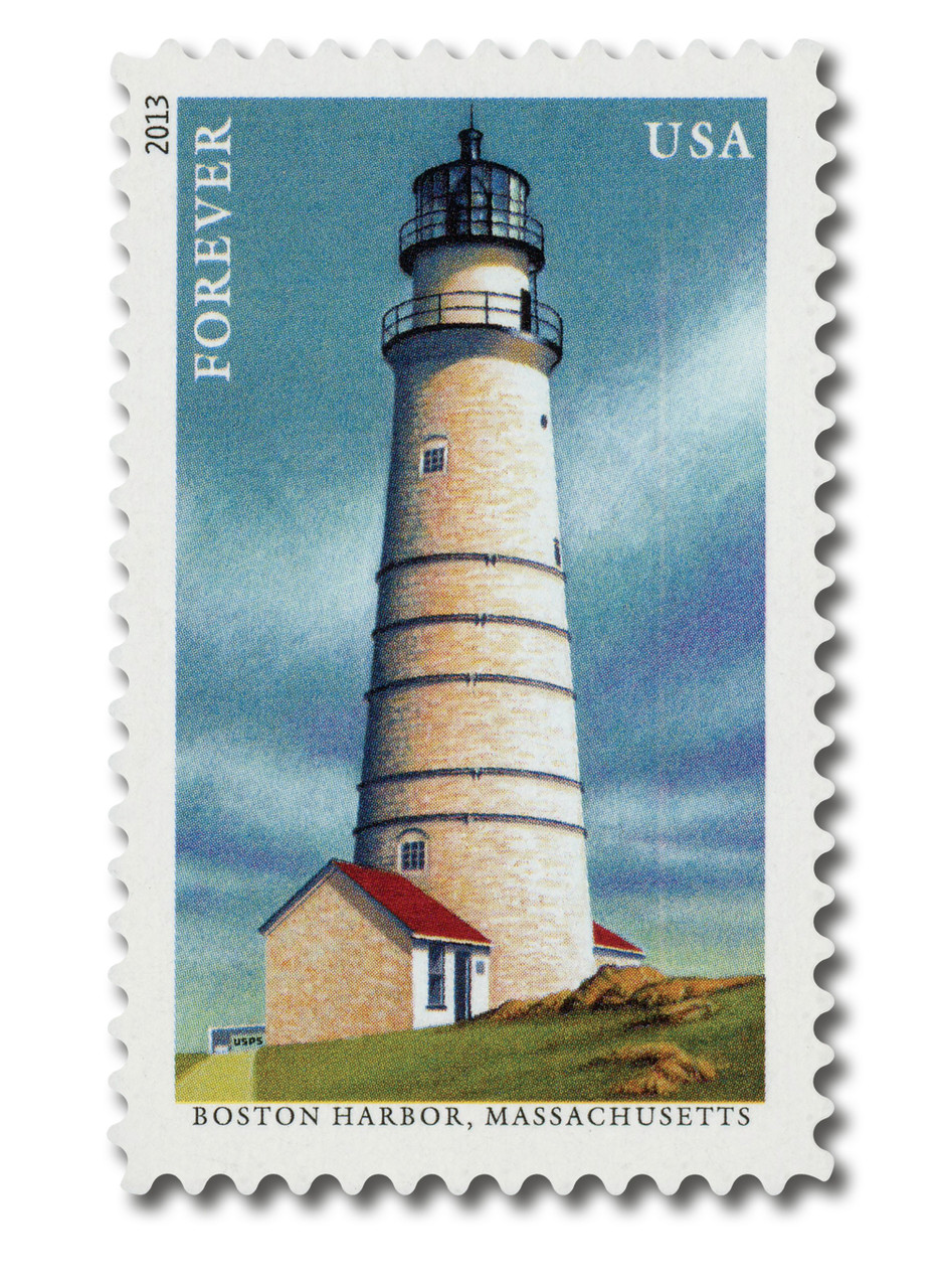 #4793
2013 First-Class Forever Stamp - New England Coastal Lighthouses: Boston Harbor, Massachusetts